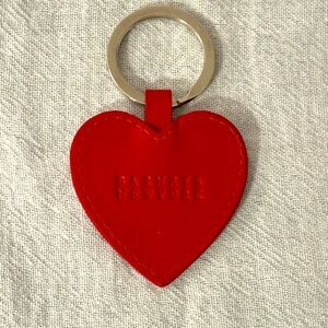Barney’s New York Heart Shaped Key Ring